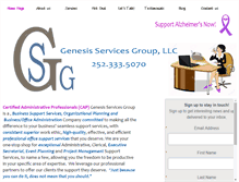 Tablet Screenshot of genesisservicesgroup.com